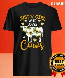 New Sunflower Just A Girl Who Loves Cows Shirt , Trending Shirt 3 New Sunflower Just A Girl Who Loves Cows Shirt Trending Shirt 4