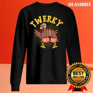 Official Funny Twerky Dance Cute Love Twerk Dancing Thanksgiving T-shirt