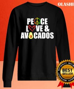 Peace Love And Avocados Funny Avocado T shirt 2