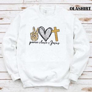 Peace Love Jesus T-shirt , Trending Shirt