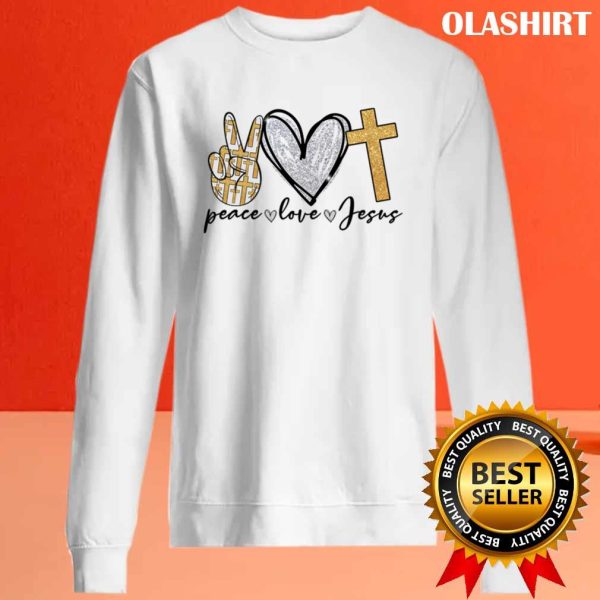 Peace Love Jesus T-shirt , Trending Shirt