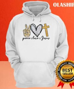 Peace Love Jesus T shirt Trending Shirt 3