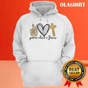 Peace Love Jesus T shirt Trending Shirt 3