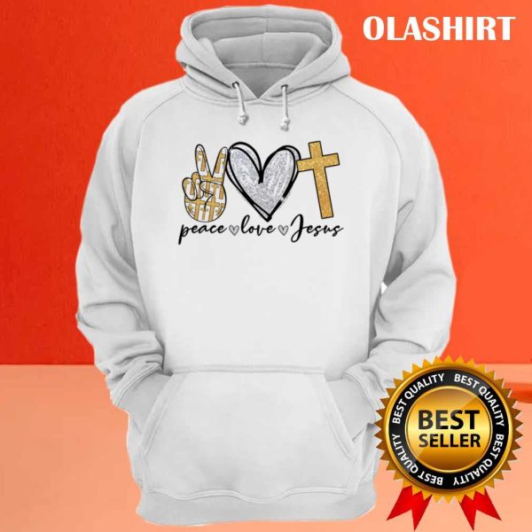 Peace Love Jesus T-shirt , Trending Shirt