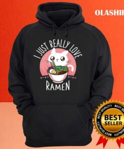 Ramen And Cats I Just Really Love Ramen T shirt 3