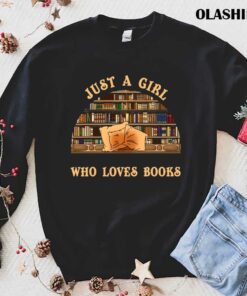 Reading Chibi Girl Just A Girl Who Loves Books Shirt 1