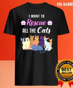 Rescue Cat Lover Gift Shirt Trending Shirt 4