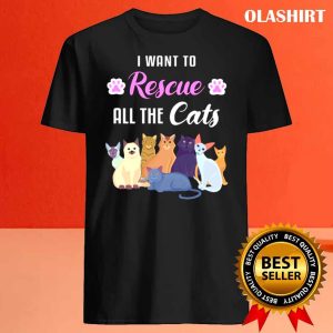 Rescue Cat Lover Gift Shirt Trending Shirt 4