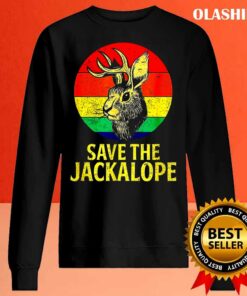 Save The Jackalope Vintage Retro Camping Lover Jackalope Vintage T shirt 2