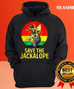 Save The Jackalope Vintage Retro Camping Lover Jackalope Vintage T shirt 3
