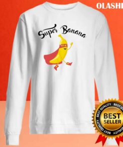 Super Banana Funny Design Gift For Fruits Lovers Friends Shirt 2