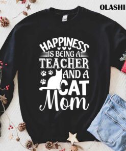 Teacher Cat Mom Lover Great Gifts For Teachers Shirt 1