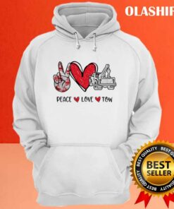 Tow Truck Driver Peace Love Tow T shirt Trending Shirt 3