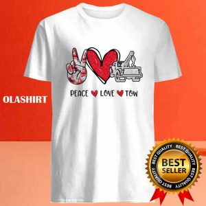 Tow Truck Driver Peace Love Tow T shirt Trending Shirt 4