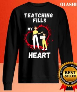 Valentines Day For Teatchers Black T shirt 2