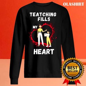 Valentines Day For Teatchers Black T-shirt