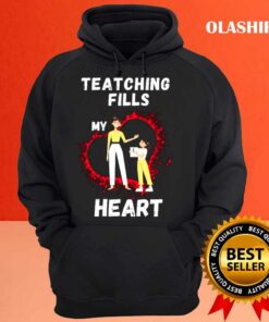 Valentines Day For Teatchers Black T shirt 3