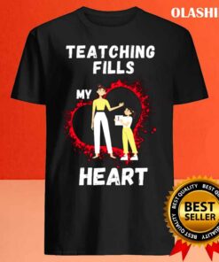 Valentines Day For Teatchers Black T shirt 4
