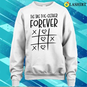 Valentines Kids Family Tic Tac Toe Game T shirt 4