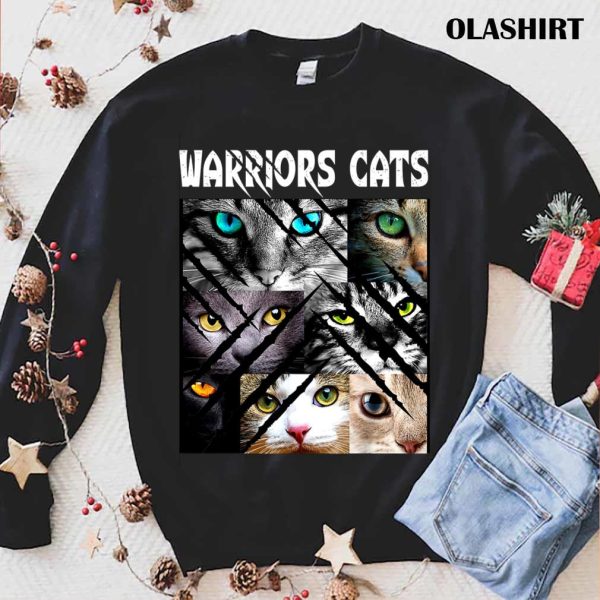 Warriors Cats Eye Cats For Cat Lover Kitten Warrior Cat Mom Classic T-shirt