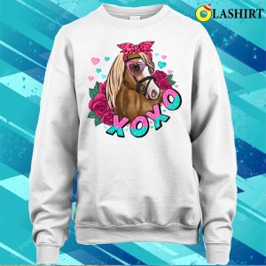 Xoxo T shirt Romantic Horse Xoxo Valentine Day T shirt 4