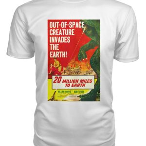 20 Million Miles to Earth (1957) US poster t-shirt