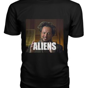 Ancient Aliens (2009) meme t-shirt