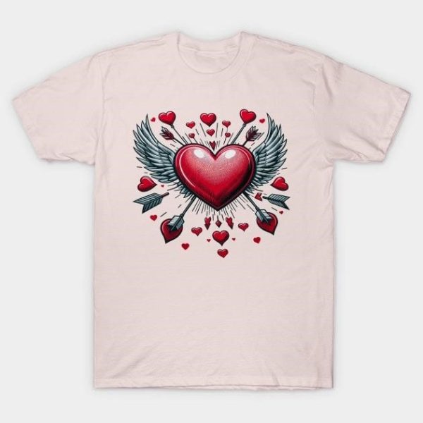 Angel heart Valentine’s Day T-Shirt