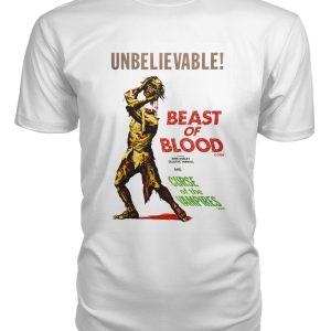 Beast of Blood (1970) Curse of the Vampires (1966) double feature t-shirt