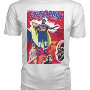 Blue Demon El Demonio Azul (1965) t-shirt