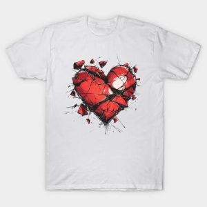 Broken heart Valentine’s Day 2024 T-Shirt