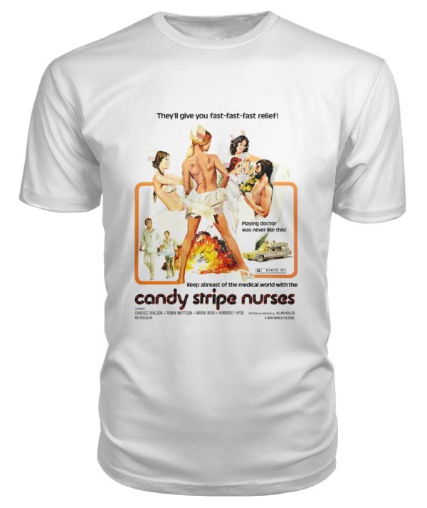 Candy Stripe Nurses (1974) t-shirt