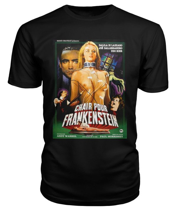 Flesh for Frankenstein (1973) French t-shirt