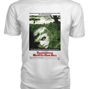 Frankenstein and the Monster from Hell (1974) t-shirt