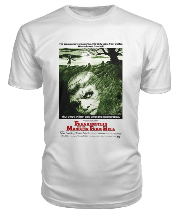 Frankenstein and the Monster from Hell (1974) t-shirt