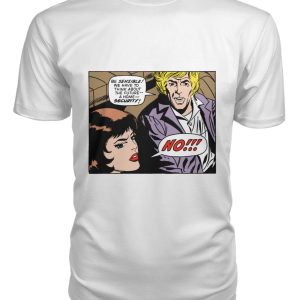 Funny vintage comic pop-art “be sensible” shirt