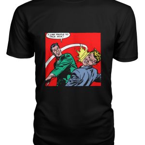 Funny vintage comic pop art I like people to talk nice! t-shirt