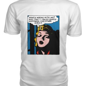 Funny vintage comic pop art What’s wrong with me shirt