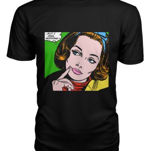 Funny vintage comic pop art design t-shirt But I feel nothing