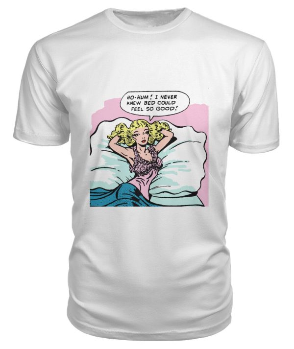 Funny vintage comic pop art design t-shirt Ho-hum