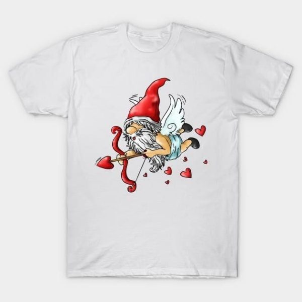 Gnome Cupid Valentine’s Day T-Shirt