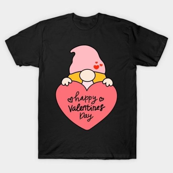 Gnome Happy Valentine’s Day T-Shirt