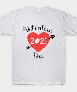 Happy Valentines Day 2021 heart face mask T shirt 1
