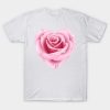 Happy Valentine’s Day heart rose T-shirt