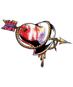 Heart Arrow Armor Love T-shirt 1 Heart Arrow Armor Love T shirt 2