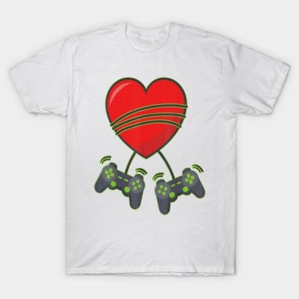 Heart Controllers Valentine’s Day 2024 T-Shirt
