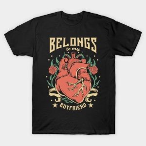 Heart belongs to my boyfriend Valentine’s Day T-Shirt