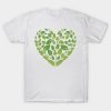 Heart leaf nature’s embrace Valentine’s Day T-Shirt