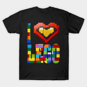 I love lego Valentine’s Day T-Shirt