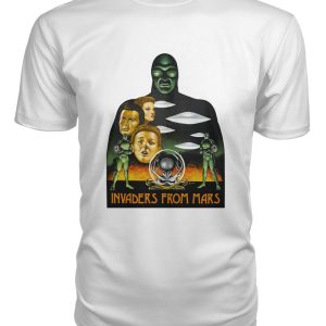 Invaders from Mars (1953) 1976 reissue poster t-shirt